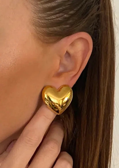 Amor Earrings - Gold