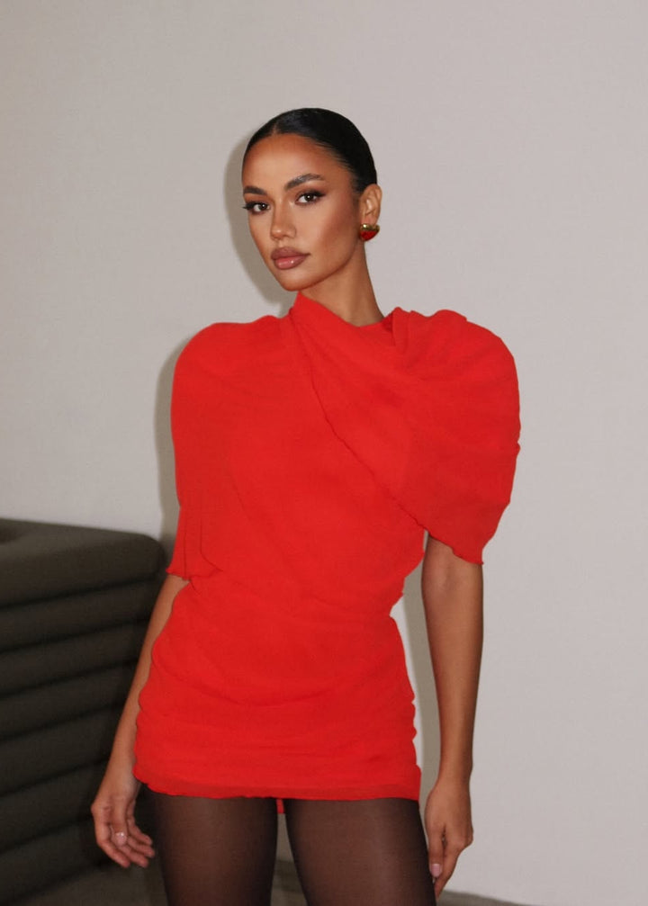 Carmen Dress - Red - FINAL SALE