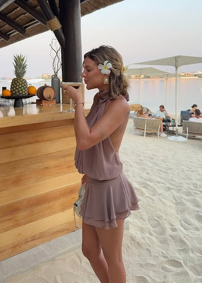 Porscha Dress - Truffle