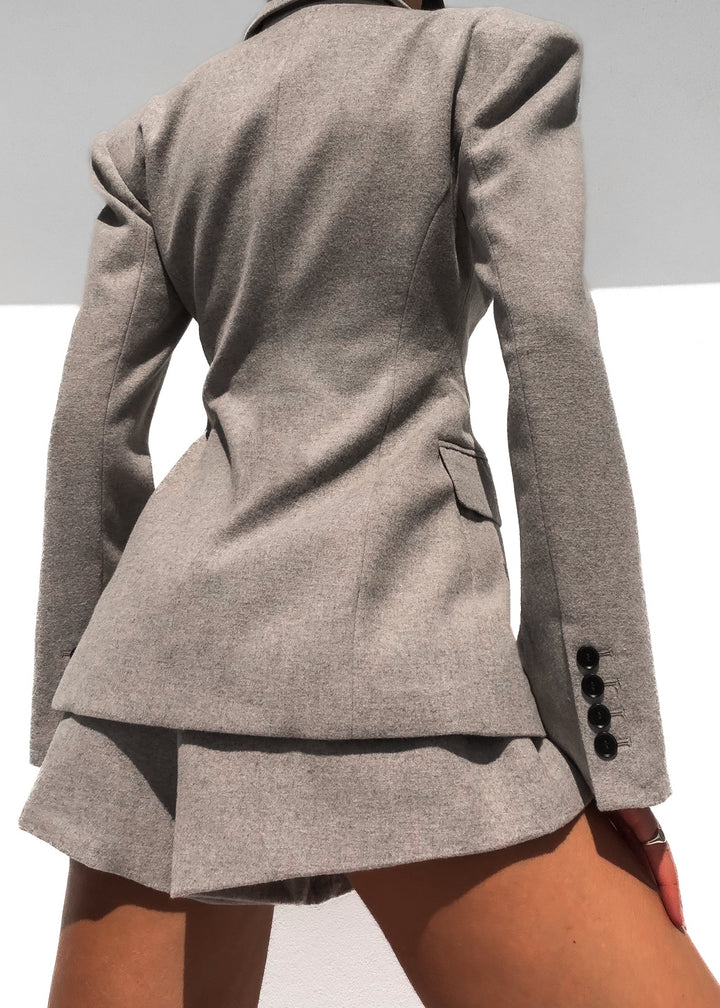 Annalise Blazer - Taupe