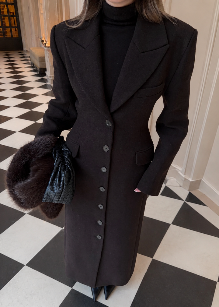 Blair Wool Coat - Cocoa
