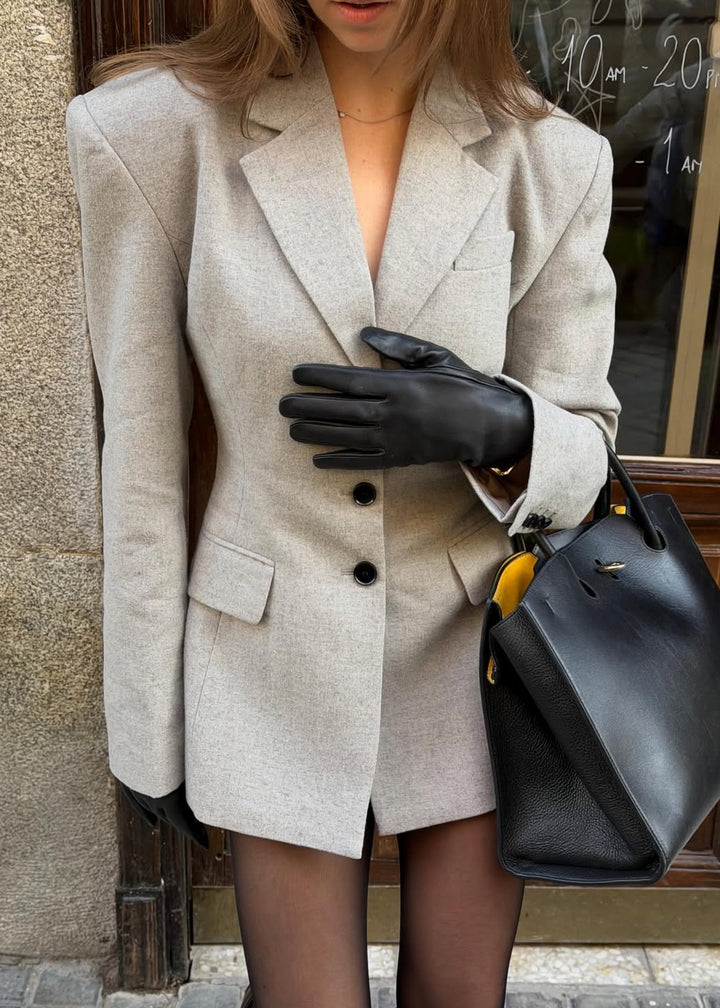 Annalise Blazer - Taupe