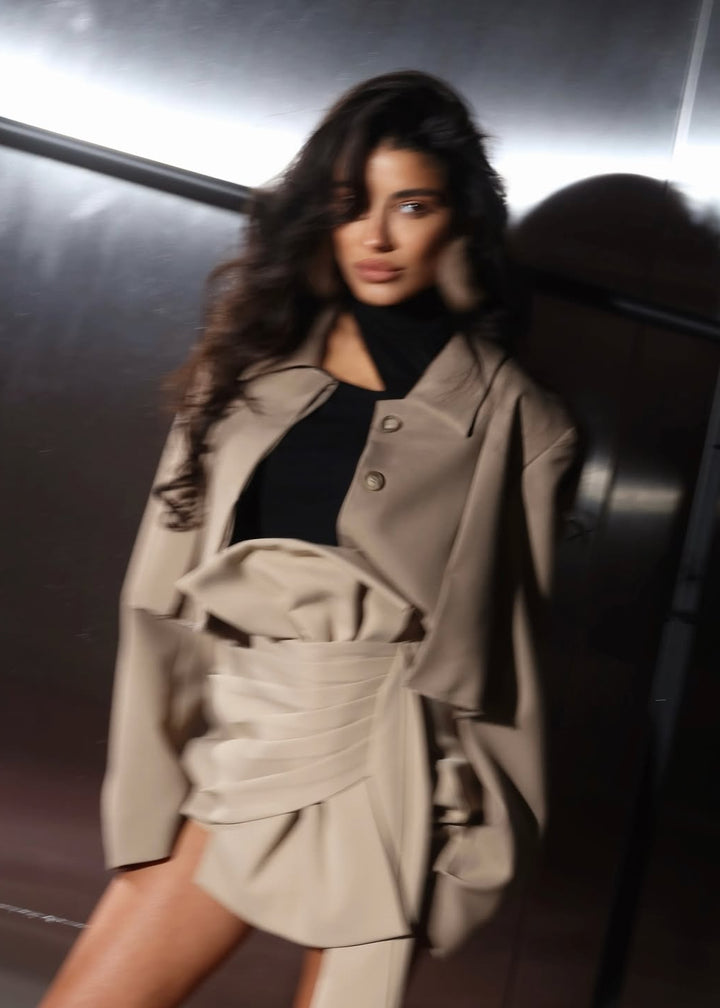 Cora Skort Biscotti - PRE ORDER