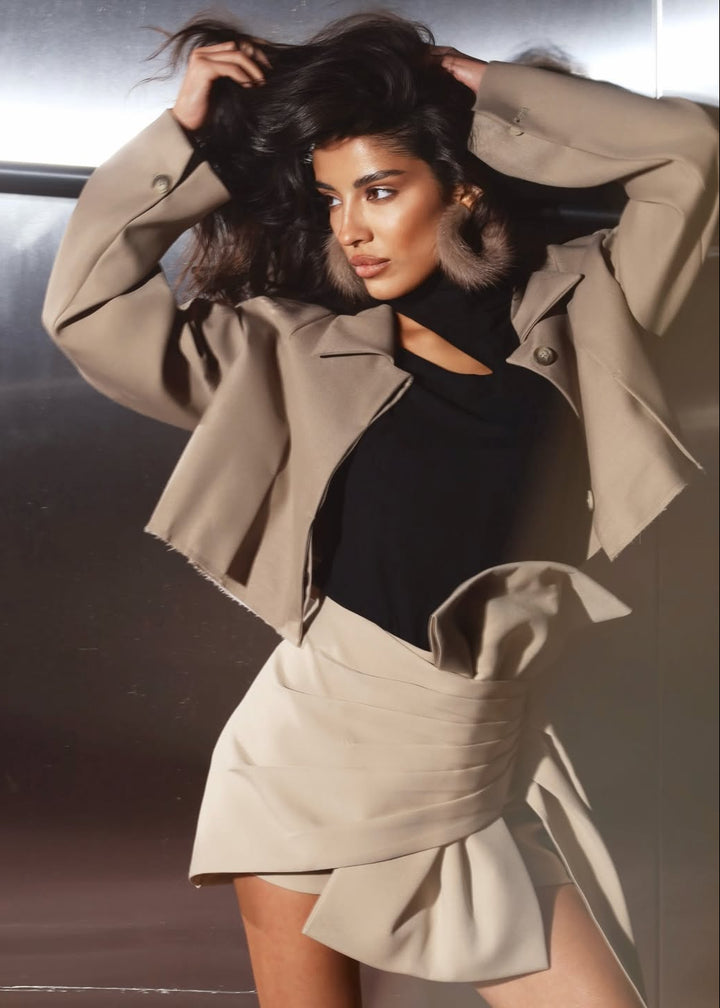 Cora Skort Biscotti - PRE ORDER