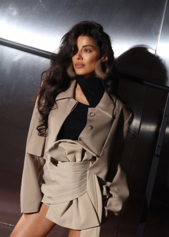 Cora Skort Biscotti - PRE ORDER