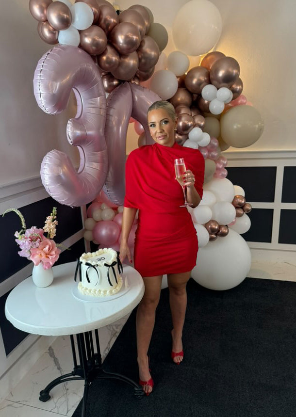 Carmen Dress - Red - FINAL SALE