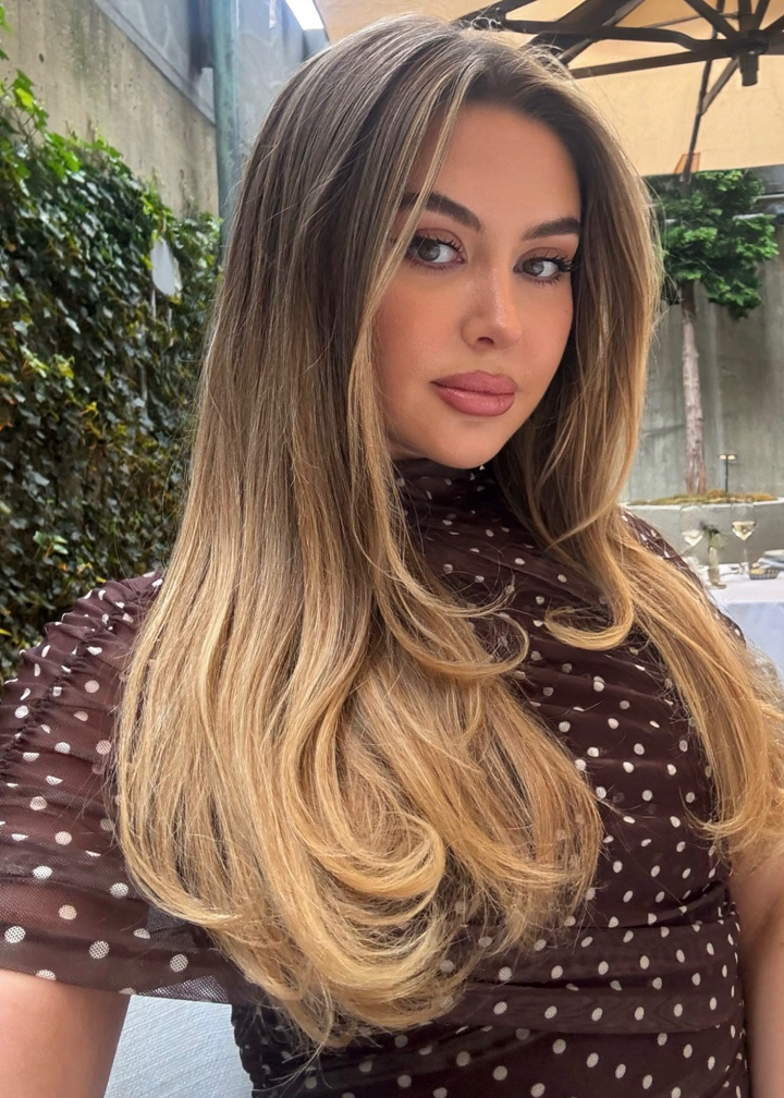 Kennedy Top - Mocha Polka Dot