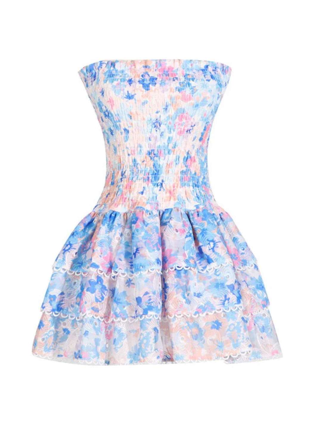 Vienna Dress - Blue Floral