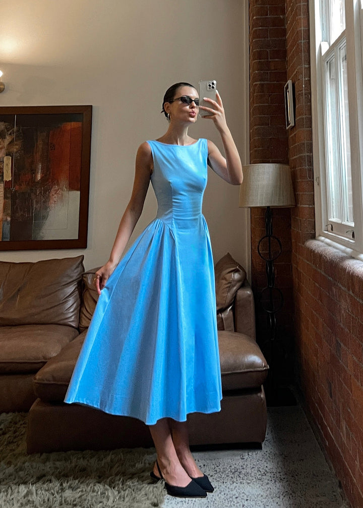 Jacqueline Dress Sky - PRE ORDER