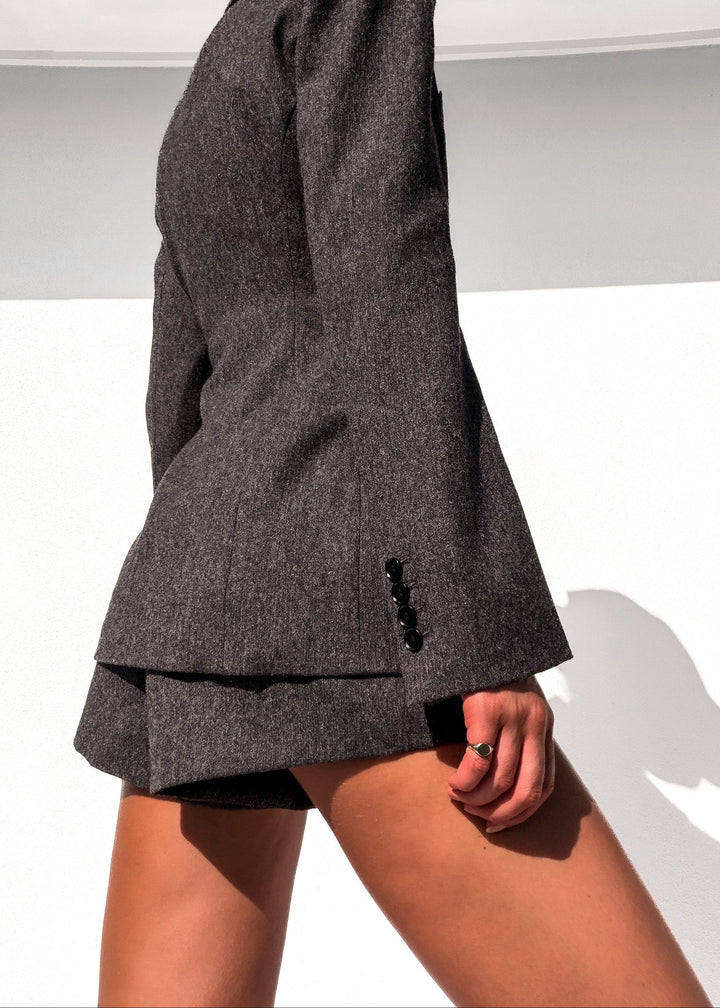 Annalise Blazer - Charcoal