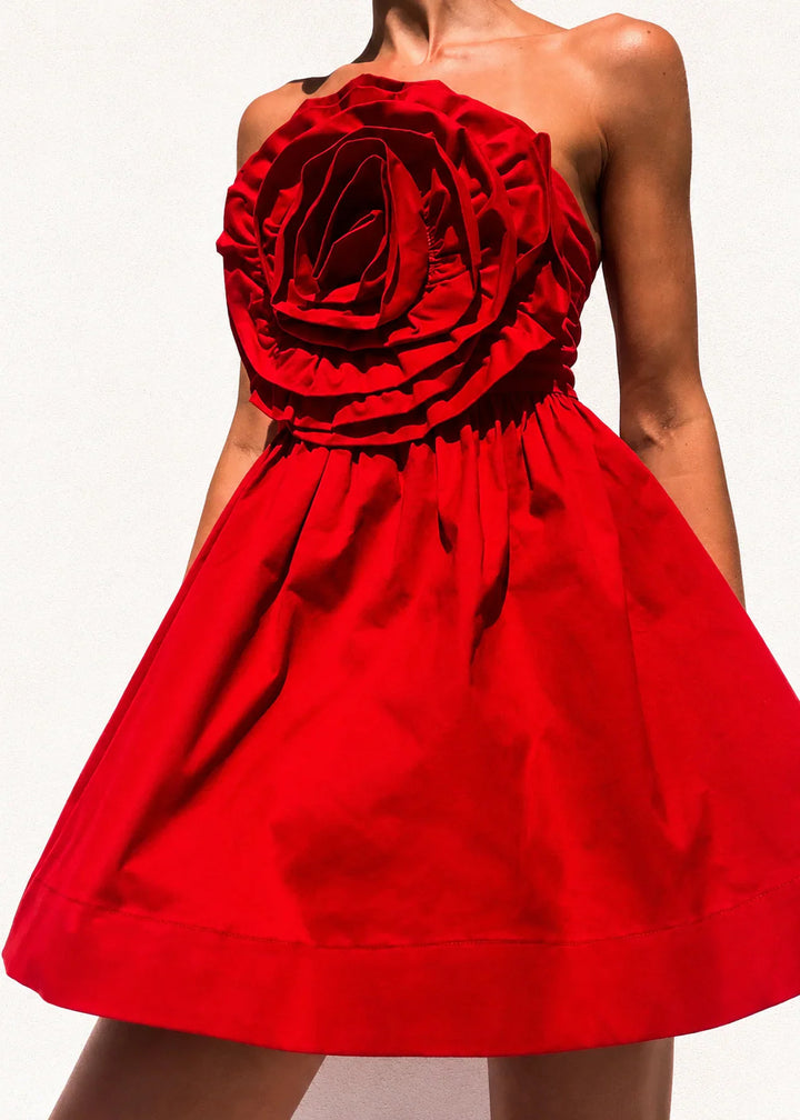 Verona Mini Dress - Red