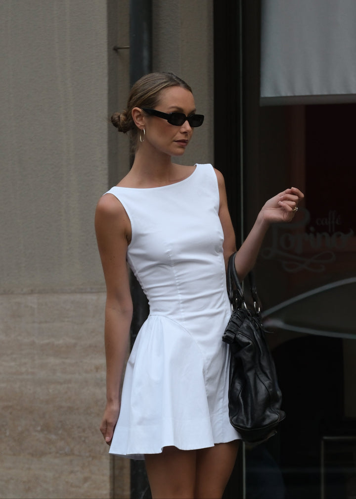 Jacqueline Mini Dress - White