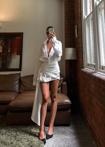 Cora Skort - White