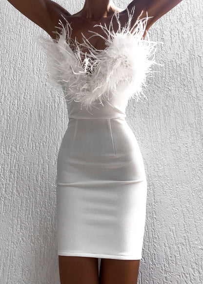 Alessandra Mini Dress - White