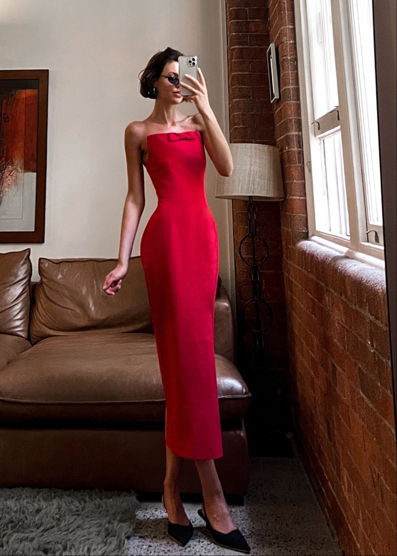 Marilyn Dress - Red