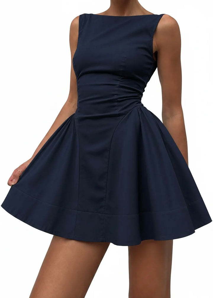 Jacqueline Mini Dress - Navy
