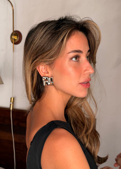 Noelle Earrings - Silver