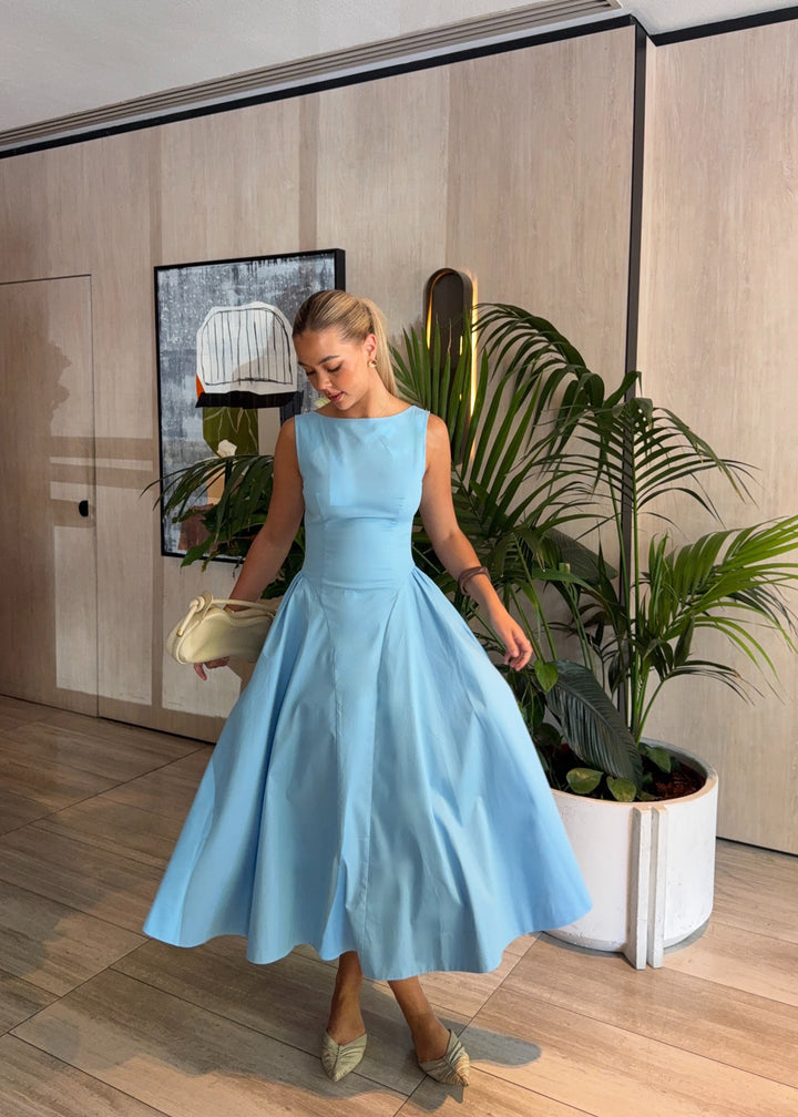 Jacqueline Dress - Sky