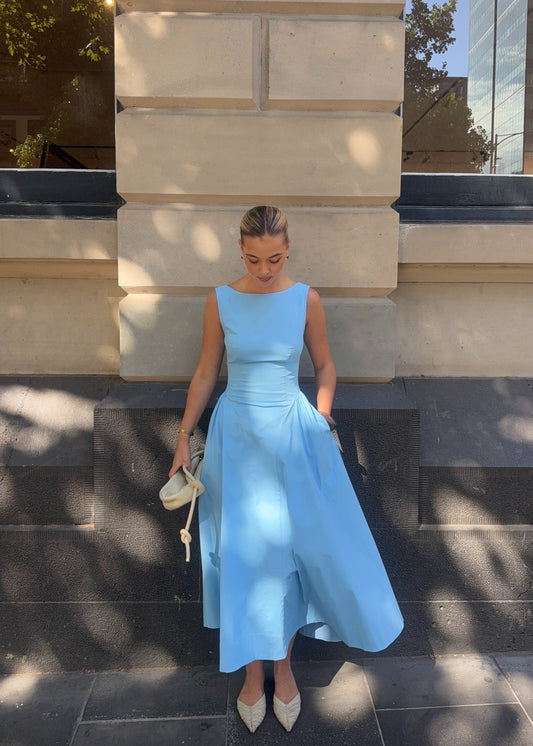 Jacqueline Dress - Sky
