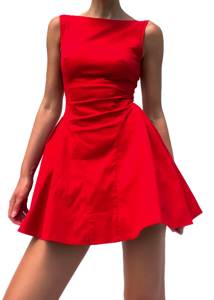 Jacqueline Mini Dress - Red
