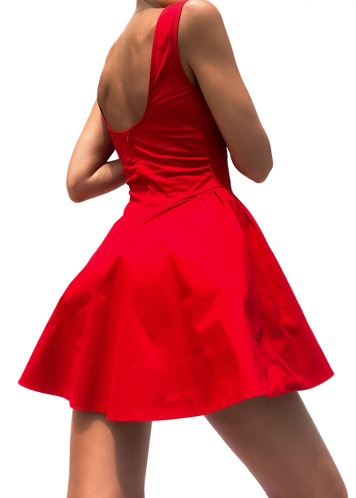 Jacqueline Mini Dress - Red