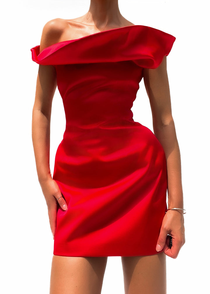 Lana Dress - Crimson