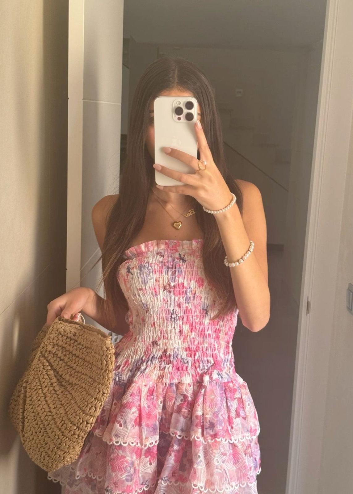 Vienna Dress - Pink Floral