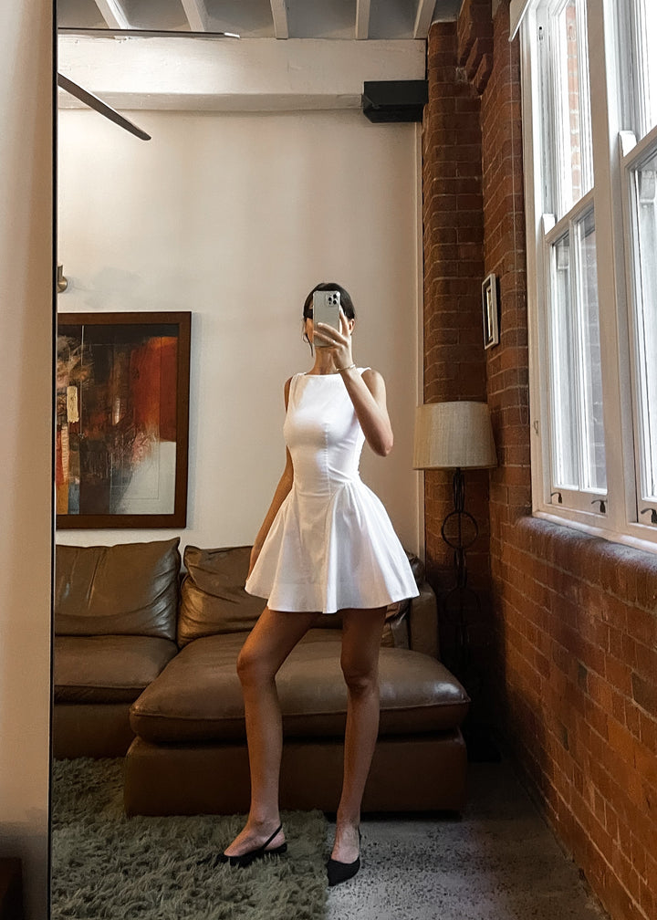 Jacqueline Mini Dress - White