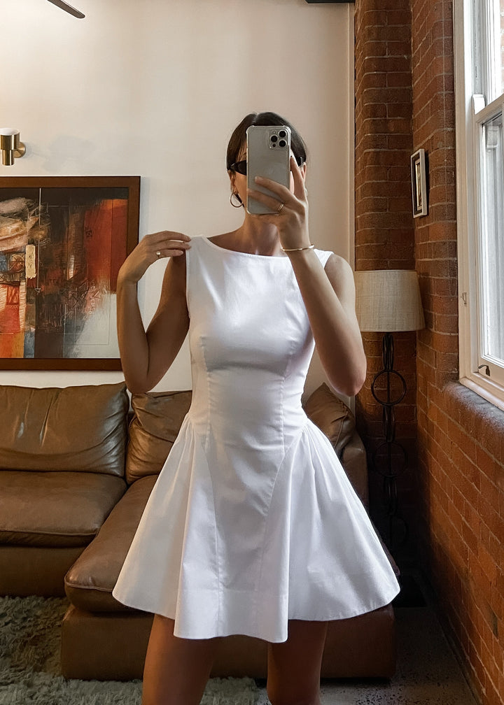 Jacqueline Mini Dress - White