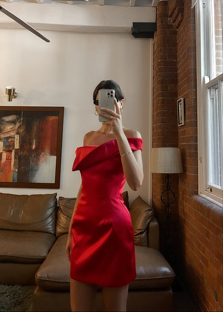 Lana Dress - Crimson