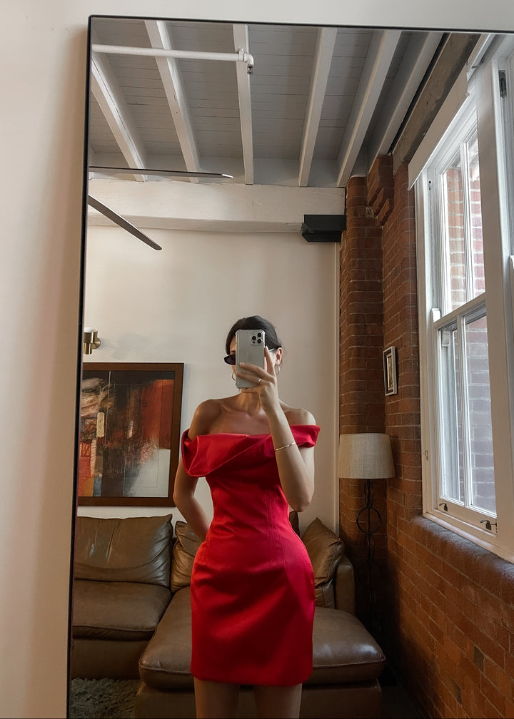 Lana Dress - Crimson