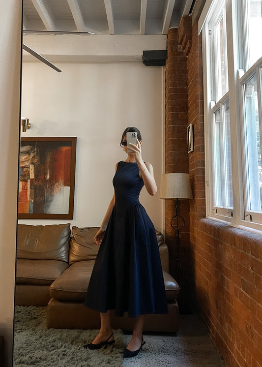 Jacqueline Dress - Navy