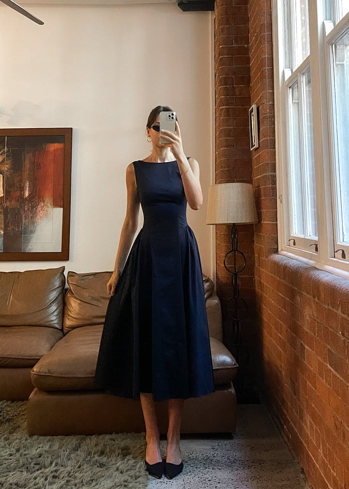 Jacqueline Dress - Navy