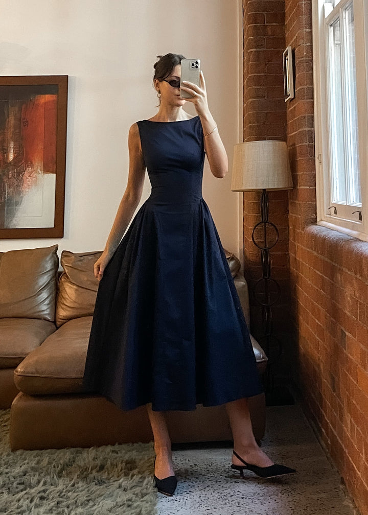 Jacqueline Dress - Navy