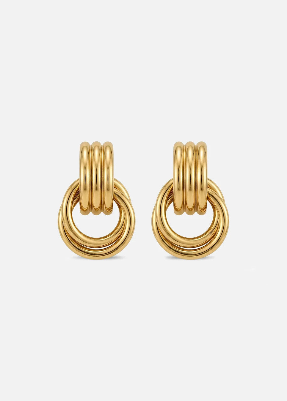 Odette Knot Earrings - Gold