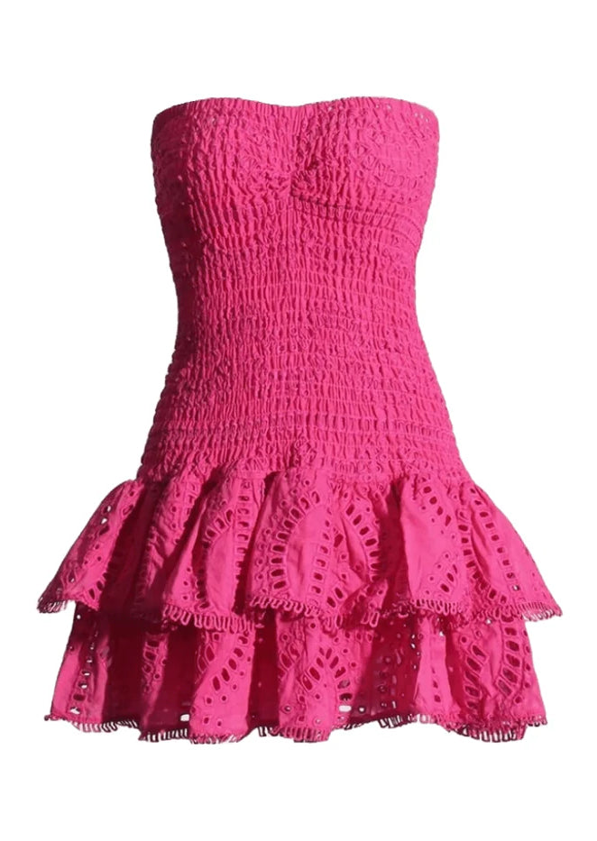 Rosé Dress - Fuchsia