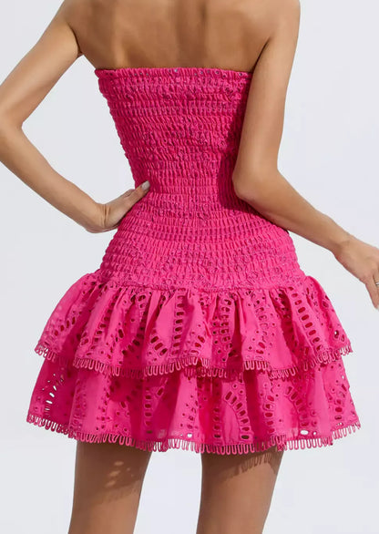 Rosé Dress - Fuchsia