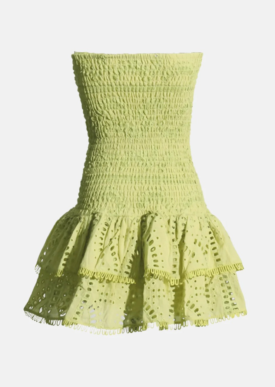 Rosé Dress - Lime