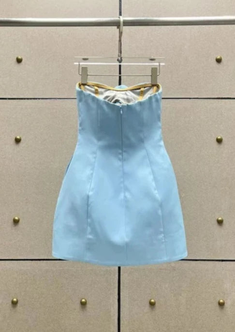 Valencia Dress - Baby Blue