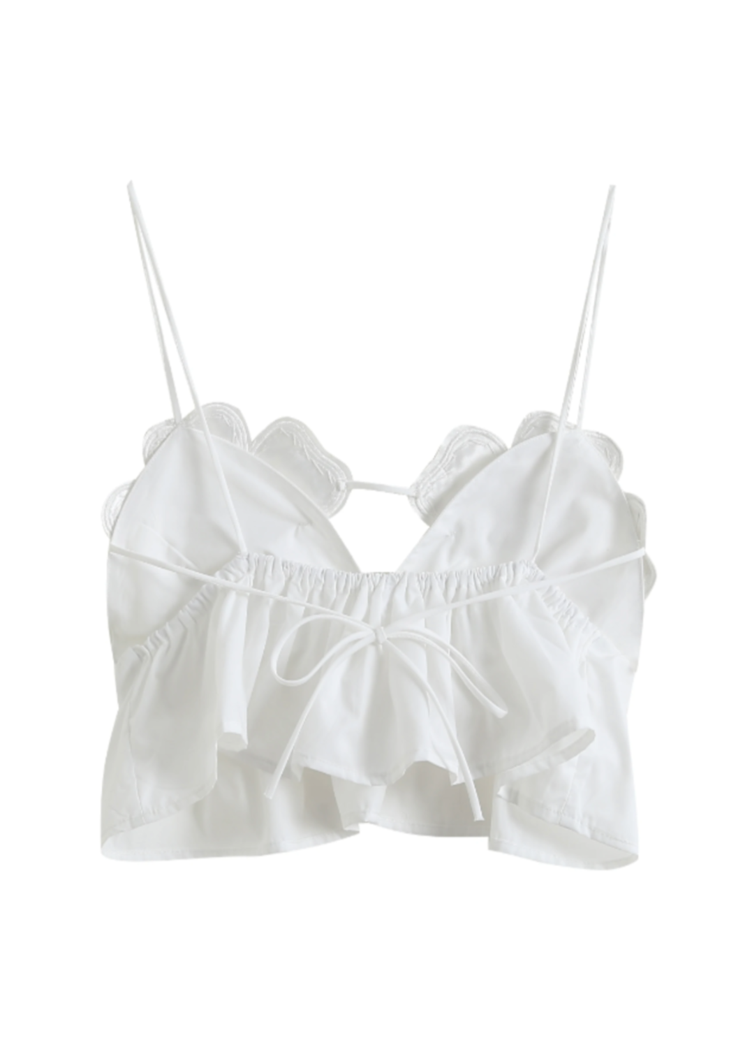 Arabella Top - White | Crystal Flower Top – Yojani Boutique