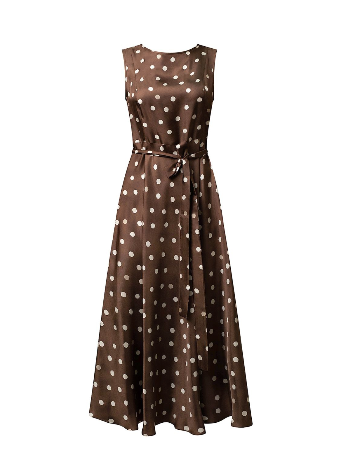 brown silk polka dot dress Polo - Chocolate Size:9-10 Years (150cm) Dark_Fairy_Dress neckline and short cap A Black Shirt to