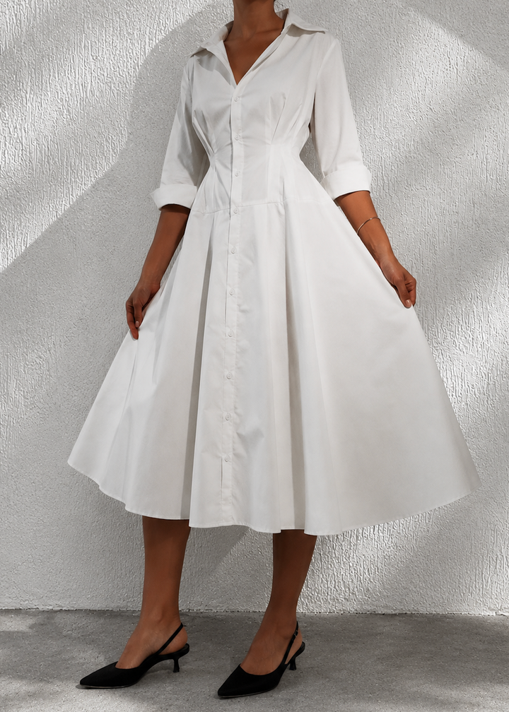 Monaco Dress White - PRE ORDER