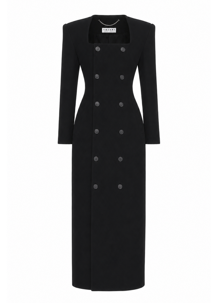 Hathaway Wool Coat - Black