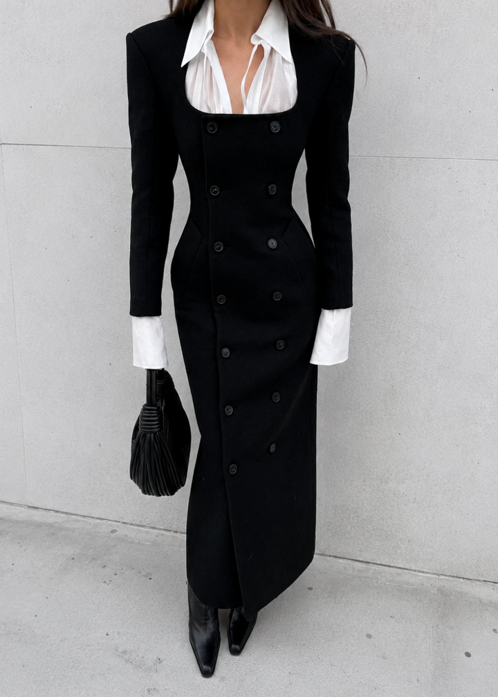 Hathaway Wool Coat - Black