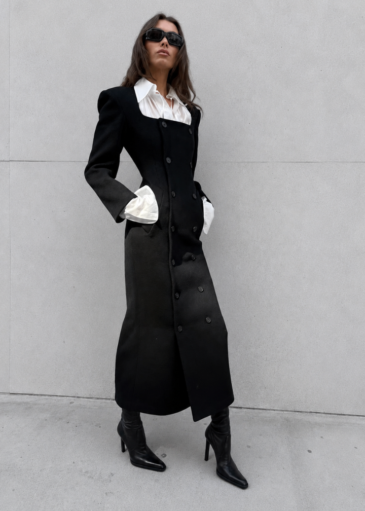 Hathaway Wool Coat - Black