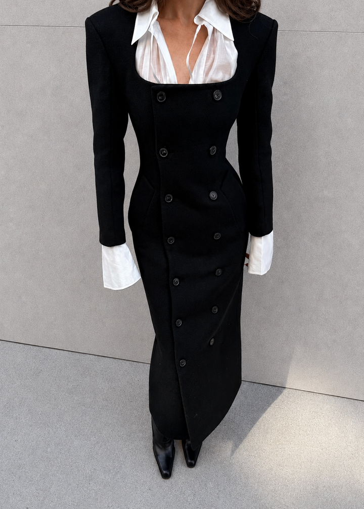 Hathaway Wool Coat - Black