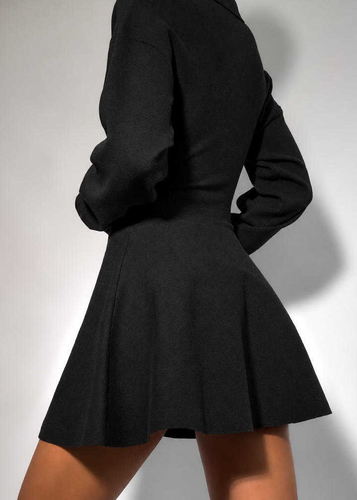 Margaux Knit Dress Black - PRE ORDER