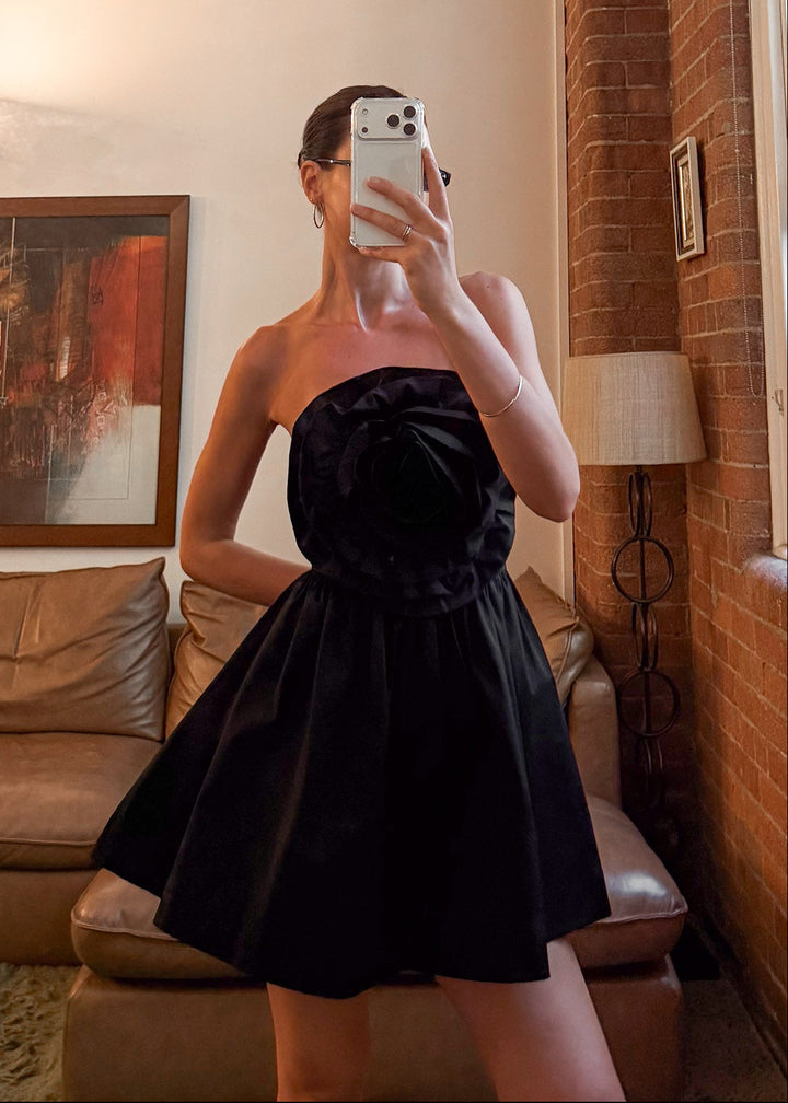 Verona Mini Dress - Black