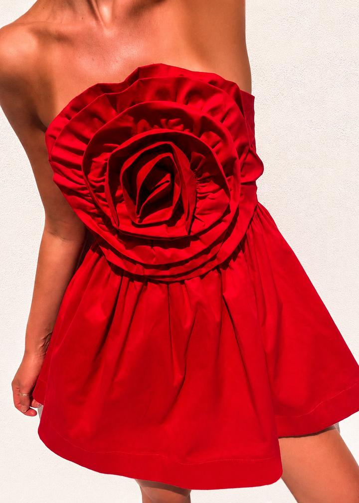 Verona Mini Dress - Red