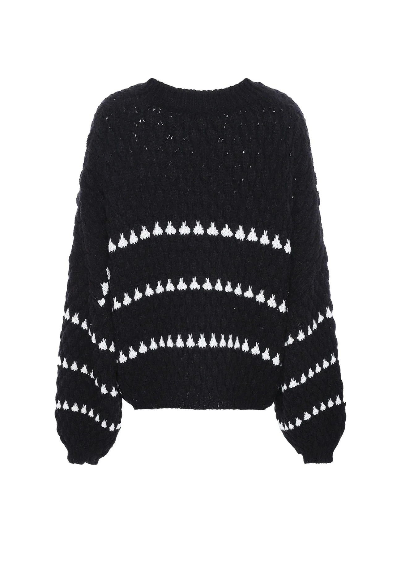 Oversized black jumper best sale